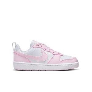 Nike Court Borough Low White Pink Foam Big Kids' Shoes Size 7